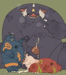 blin_(tloz), bokoblin, boss_bokoblin, hinox, nintendo
