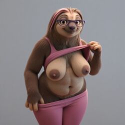 priscilla, zootopia, anthro, belly, belly_button