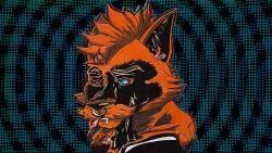 anthro, bodily_fluids, brain_damage, canid, canine