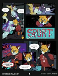 heartbeats, anthro, balls, blush, bodily_fluids
