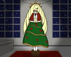 lusamine_(pokemon), christmas, pokemon, minimedjed, ball_gag