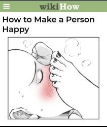 wikihow, black_toenail_polish, blush, closed_eyes, cute