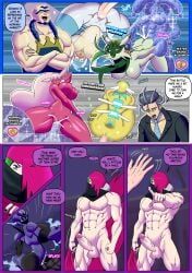 aoki_(pokemon), atticus_(pokemon), ceruledge, crabominable, dekanuchan
