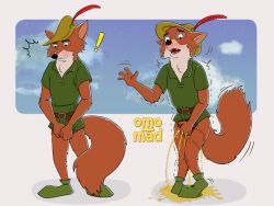 robin_hood_(character), disney, robin_hood_(disney), omo_mad, 1boy