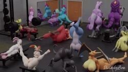 blaziken, bunni_(valorlynz), charizard, dohidoide, dragonair