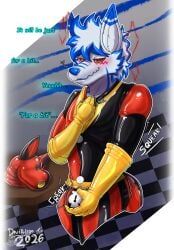 david_(davidylego), davidylego, anthro, black_latex, blue_body