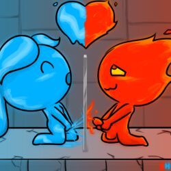 fireboy, fireboy_(fireboy_and_watergirl), watergirl, watergirl_(fireboy_and_watergirl), fireboy_and_watergirl
