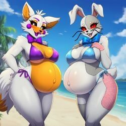 lolbit_(fnaf), vanny, vanny_(fnaf), five_nights_at_freddy's, five_nights_at_freddy's:_security_breach
