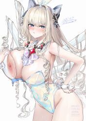 crown_(nikke), goddess_of_victory:_nikke, miumiumi_99, alternate_costume, blonde_hair