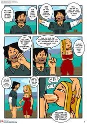 blaineley_(tdi), chris_mclean, cartoon_network, total_drama_(series), total_drama_island