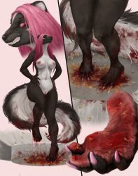 blood, crushing, death, giantess, killing