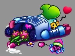 aquamarine_sprout_(brawl_stars), sprout_(brawl_stars), big_penis, bush, bushy_pubes
