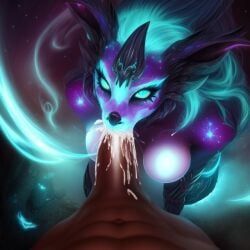 wetnightmare, 1boy, 1girls, blowjob, breasts