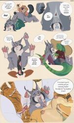 brian_winddancer, chief_bogo, gazelle_(zootopia), jesus_(zootopia), nibbles_maplestick