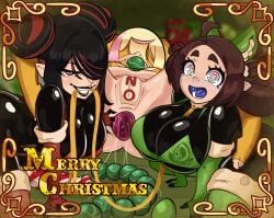 amoreteran, gohma_(badbitchdicey), pepper_(badbitchdicey), willow_(badbitchdicey), christmas