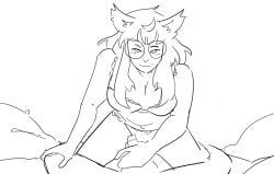 jade_harley, homestuck, reddenedrain, 1girls, dog_ears