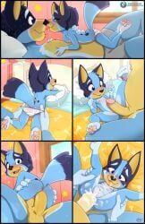 bandit_heeler, bluey_heeler, bluey_(series), piporete, 1boy