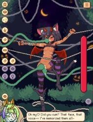 chrala, chrala_can't_escape, halloween, cat_ears, cat_tail