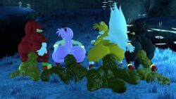 amy_rose, knuckles_the_echidna, shadow_the_hedgehog, tails, tails_the_fox