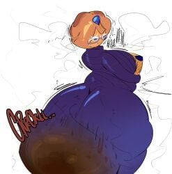 blueberry_pie_cookie, cookie_run, cookie_run_kingdom, murakumozoea, ass