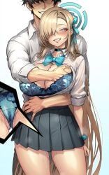 asuna_(blue_archive), asuna_(school_uniform)_(blue_archive), sensei_(blue_archive), blue_archive, rioliogiz
