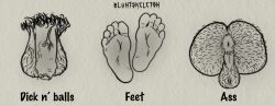 bluntskeleton_(artist), 5_toes, anus, balls, bara