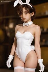 evie_(stellar_blade), stellar_blade:_blood_rain, 1girl, bunny_ears, bunnysuit