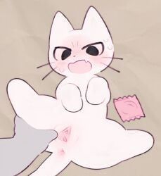 1girl, animal_ears, anus, ass, blush