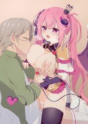 anneliese, kimagure_temptation, kazahari_kazuho, 1boy, 1girl