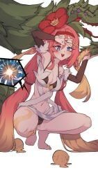 traptrix, traptrix_rafflesia, yu-gi-oh!, tartarie, 1girls