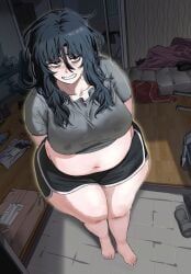 gye_baek-soon, unemployed_gye_baek-soon, donqushi, 1girls, bbw