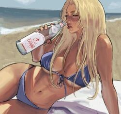 tsukumo_yuki_(jujutsu_kaisen), yuki_tsukumo, jujutsu_kaisen, 1girl, beach