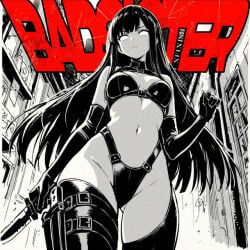 original, 1girl, breasts, combat_knife, knife