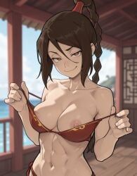 ty_lee, avatar_legends, avatar_the_last_airbender, 1girls, bedroom_eyes