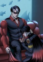 jason_todd, red_hood_(dc), red_robin, robin_(dc), tim_drake