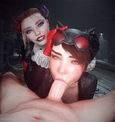 catwoman, catwoman_(arkham), harley_quinn, harley_quinn_(suicide_squad_game), batman:_arkham_knight