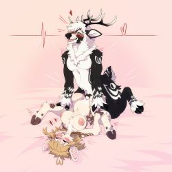 kiwiblanco, loky, anthro, cervine, deer