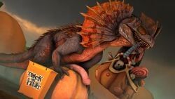 dino, ark_survival_evolved, halloween, margevonn, adult