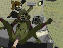 phantom_freddy_(fnaf), spring_bonnie_(fnaf), springtrap_(fnaf), five_nights_at_freddy's, five_nights_at_freddy's_3