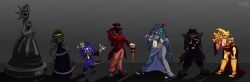 gekido_(sonic.exe), ken'o_(sonic.exe), kito_(sonic.exe), kofuku_(sonic.exe), kyofu_(sonic.exe)