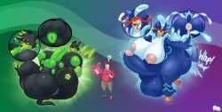 generation_9_pokemon, legendary_pokemon, pokemon_(species), quaquaval, zygarde