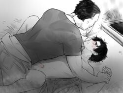 jake_park, michael_myers, dead_by_daylight, anal, anal_sex