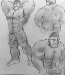 bigfoot, bigfoot_(the_son_of_bigfoot), the_son_of_bigfoot, necronomikun, 1boy