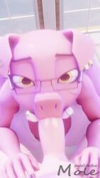 female_piglin, piglin, minecraft, manwiththemole, mayosplash_(modeler)