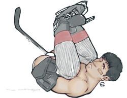 shane_hollander, heated_rivalry, bara_oji, 1boy, ass