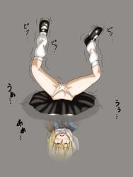 mizuhashi_parsee, touhou, black_shoes, black_skirt, blonde_hair