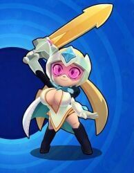 starr_nova_(brawl_stars), brawl_stars, srimbievil58, star_nova, 1girls