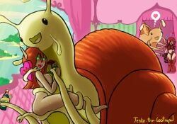 stellaris, chocolate_heart, elf, nude_female, snail