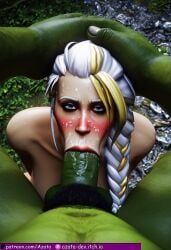 jaina_proudmoore, world_of_warcraft, azataai, 1boy, 1girls