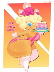 birthday_cake_cookie, cookie_run, cookie_run_ovenbreak, fromariels, 1girls